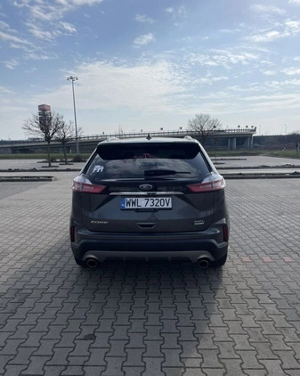 Ford EDGE cena 93500 przebieg: 40000, rok produkcji 2019 z Warszawa małe 529